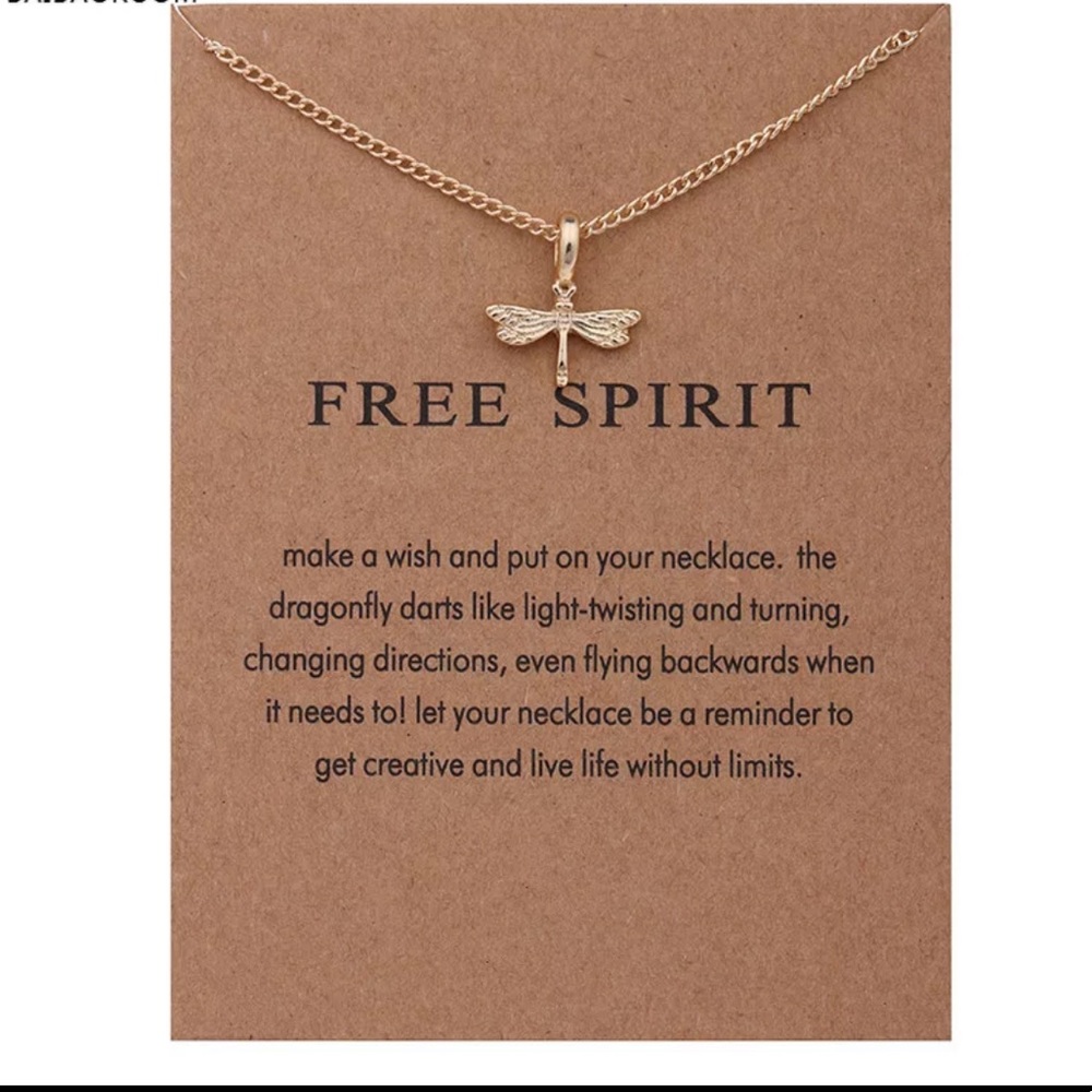 Free Spirit Dragonfly Necklace - Picture 2 of 4